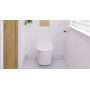 Koko-Gloss White Wall Hung Rimless Toilet Pan Only